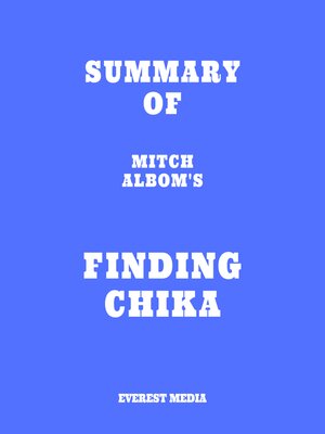 cover image of Summary of Mitch Albom's Finding Chika